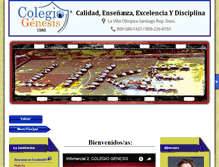 Tablet Screenshot of colegio-genesis.com